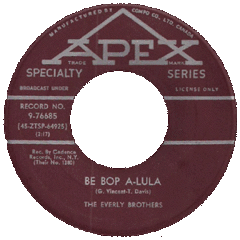 Everly Brothers - Be Bop A Lula