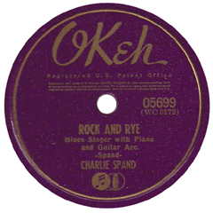 Spand, Charlie - Rock And Rye