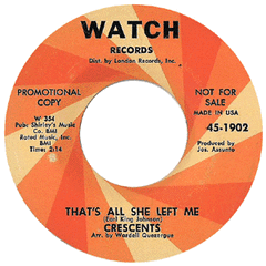 Crescents - That's All She Left Me